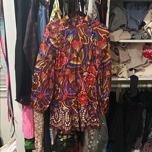 FARM Rio Multicolor Heart Print Dress